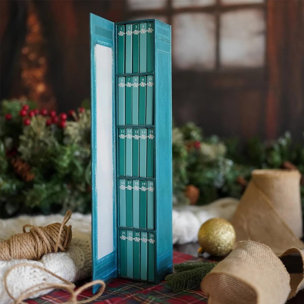 Mini Book Ornament Advent Calendar