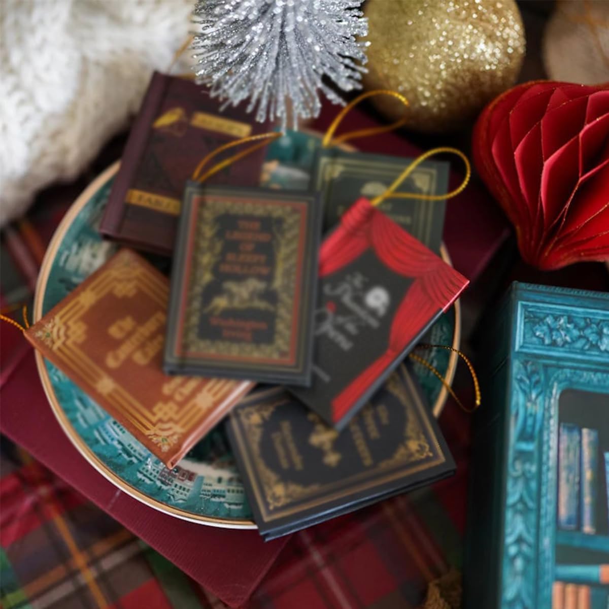 Mini Book Ornament Advent Calendar