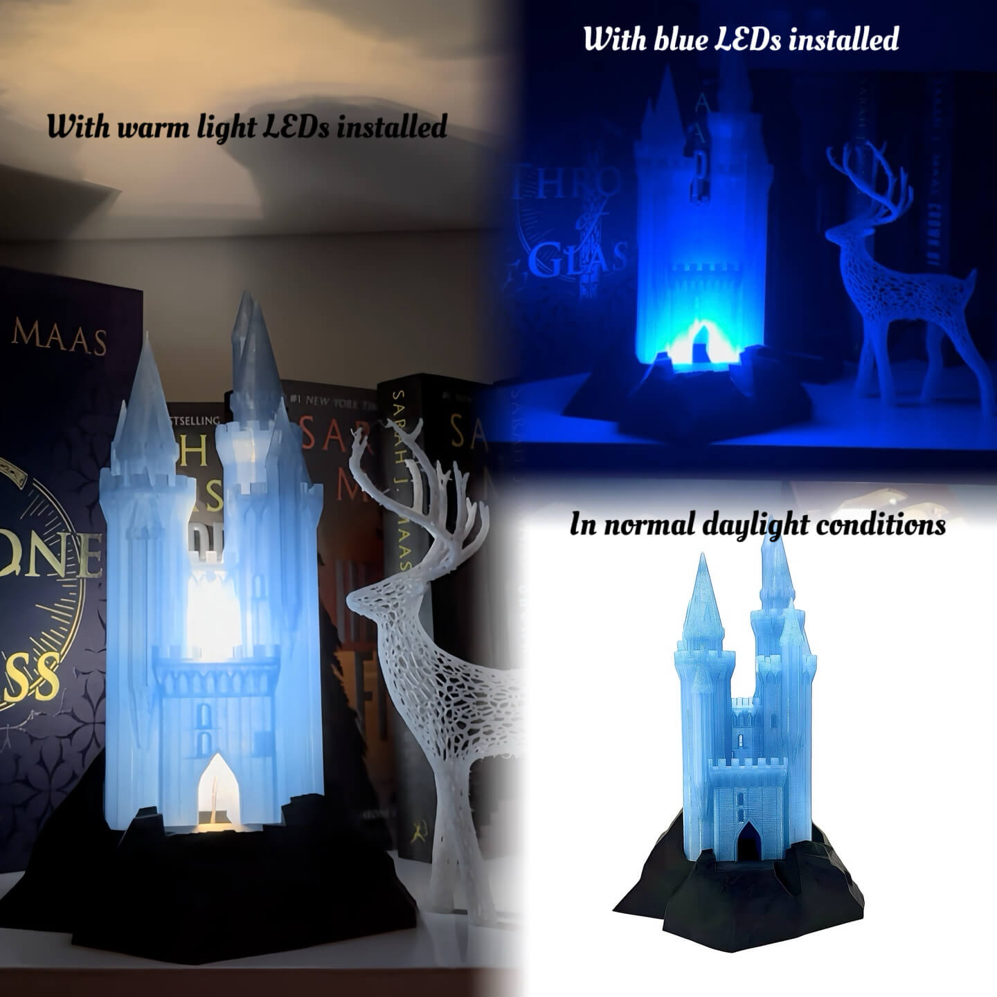 The Glass Castle Lamp - inspired by Throne of Glass