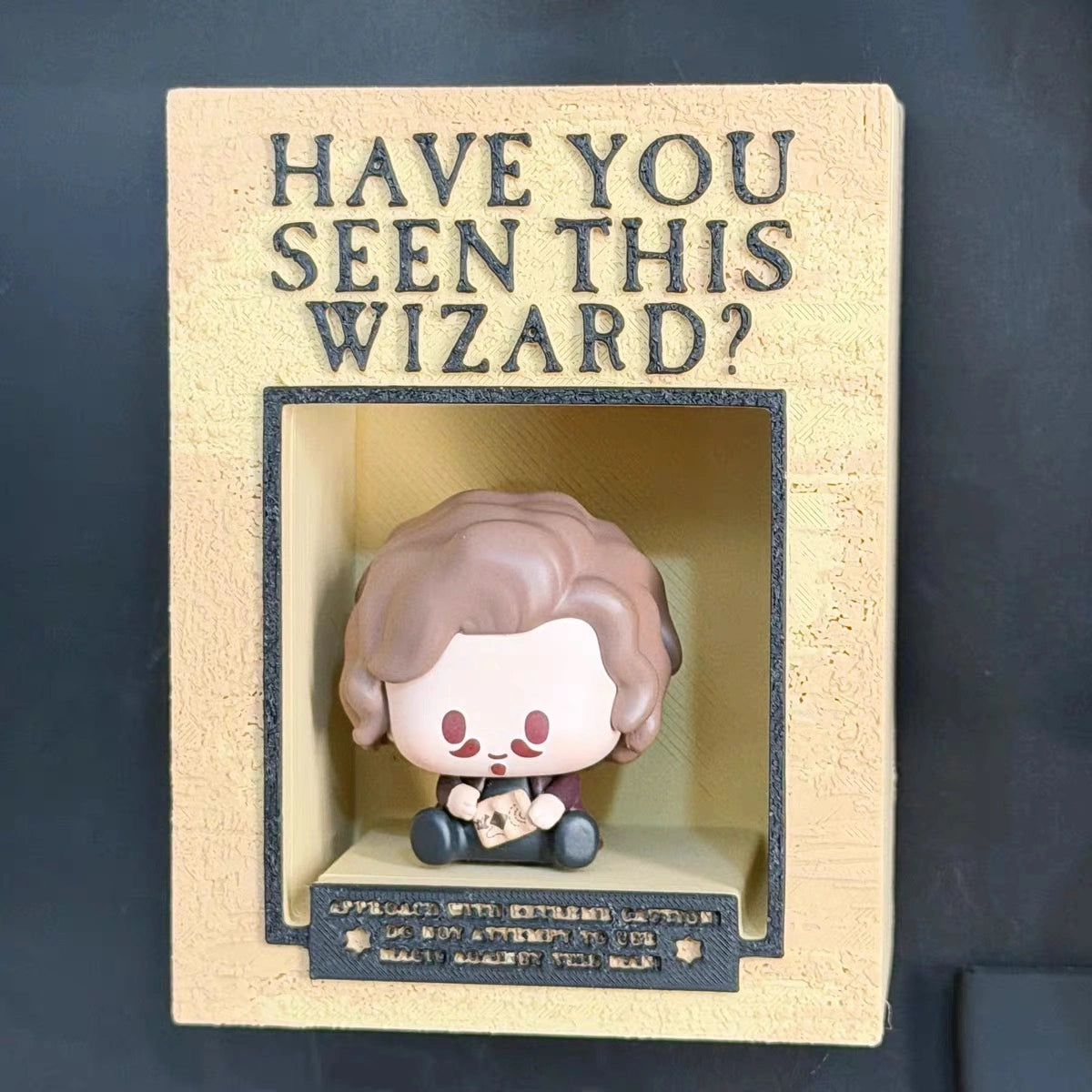Wizarding Street Diagon-Style Miniature Floating Nook – 3D Printed Magnetic Diorama & Figurine Display Shelf