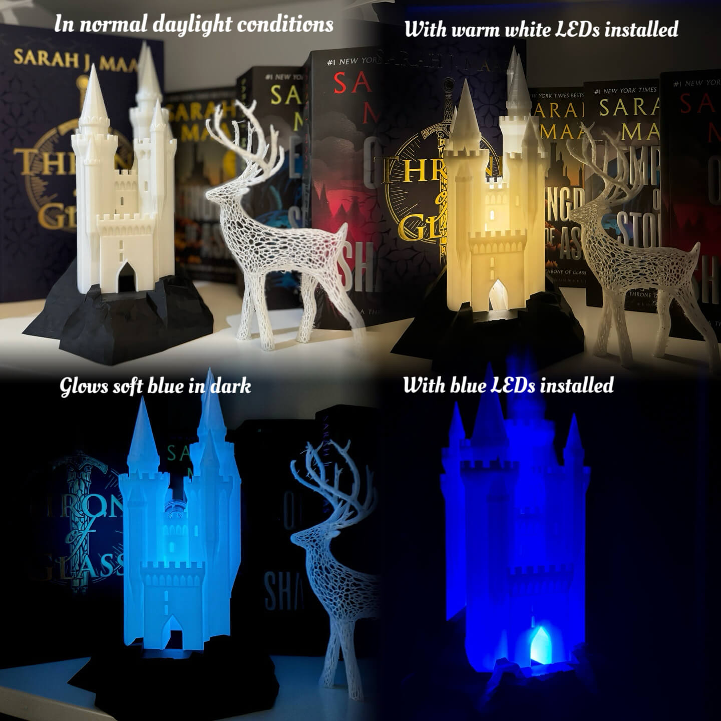 The Glass Castle Lamp - inspired by Throne of Glass