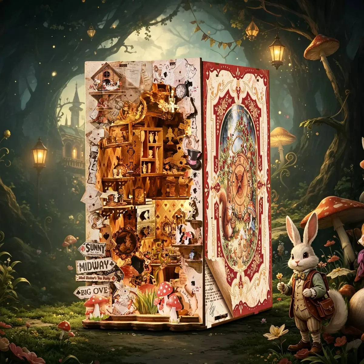 Adventures In Wonderland - DIY Book Nook Kit