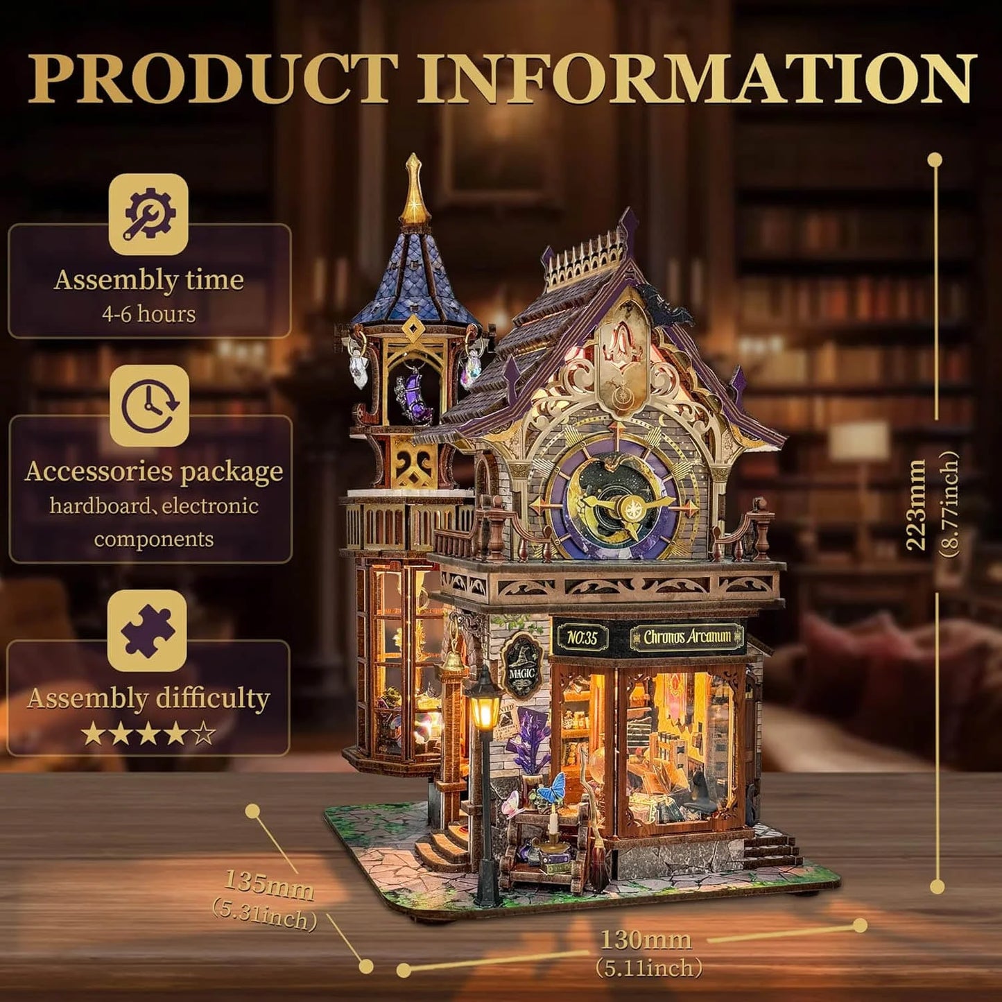 Magic Moon Clock Tower