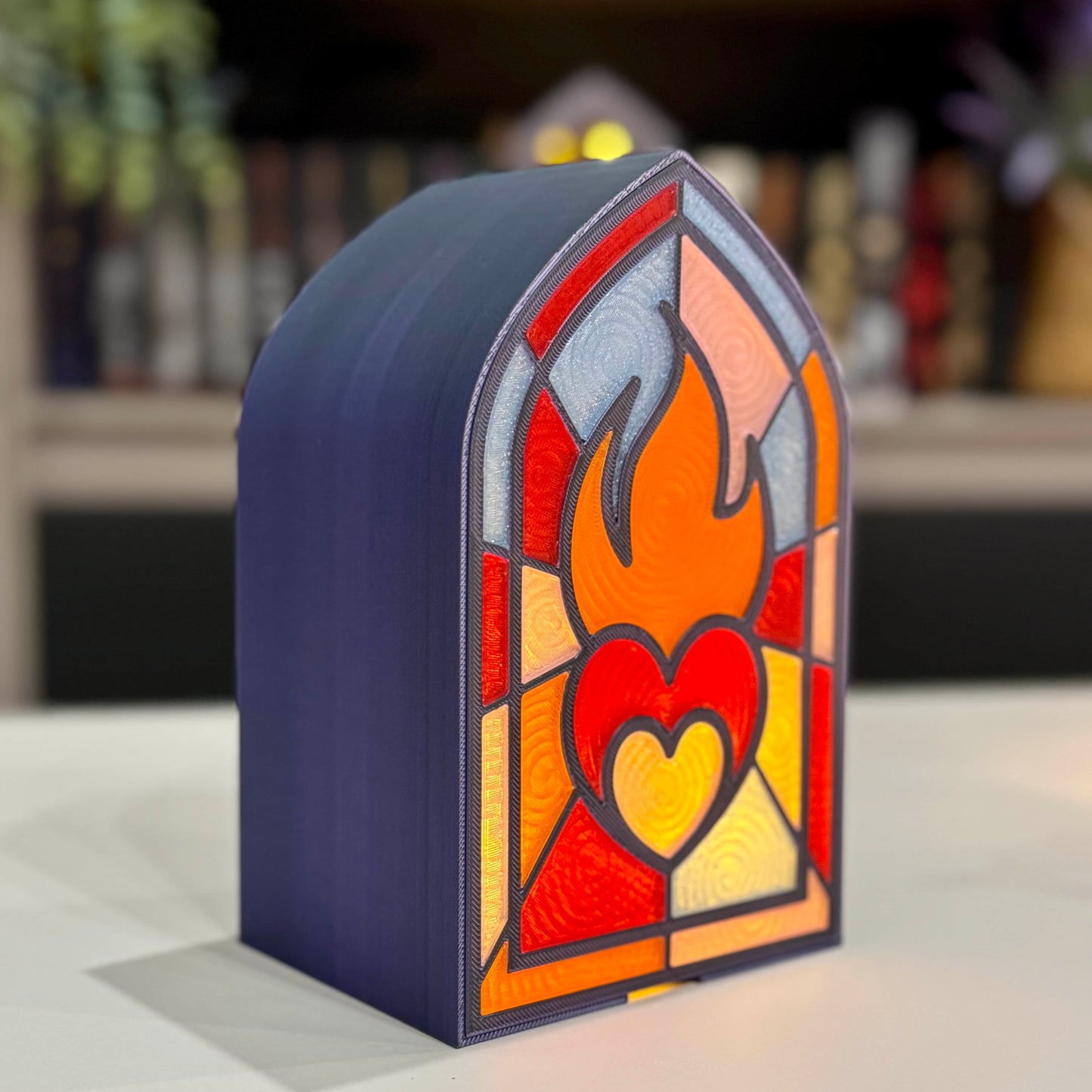 Fireheart 3D-Printed Light Sculpture - TOG Inspired