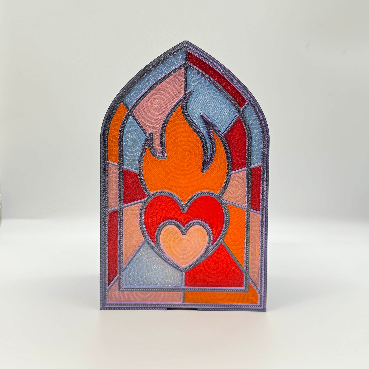 Fireheart 3D-Printed Light Sculpture - TOG Inspired